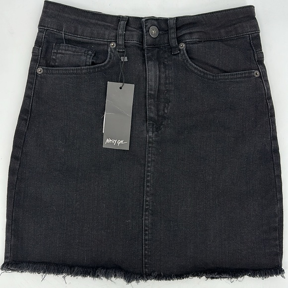 Nasty Gal NWT skirt Be With You In A Mini Denim skirt size 2 - Picture 1 of 5